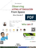 Observing The Atrocities of Genocide From Space