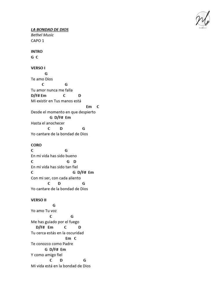 La Bondad De Dios Pdf