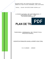 Plan de Trabajo Tercera Jornada