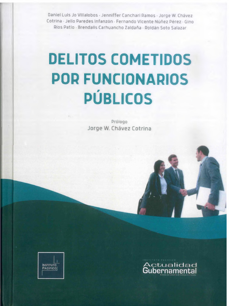 2020 Delitos Cometidos Por Funcionarios Públicos Pdf Derecho Penal