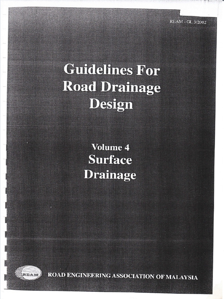 Guidelines for Road Drainage Design | PDF | Storm Drain | Road