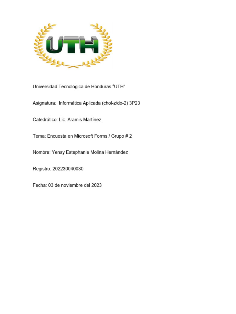 Encuesta en microsoft forms pdf