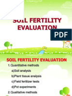 Evaluation of Soil Fertility PDF