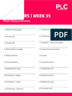 Class5 Math Measurements and Architecture Worksheet35