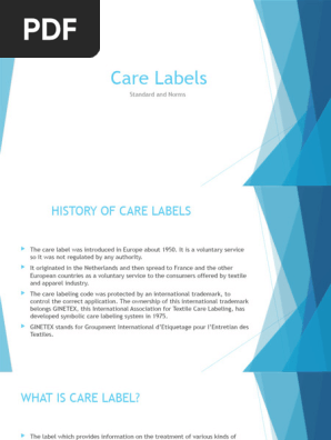 Care Labels