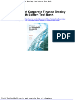 Principles of Corporate Finance Brealey 11th Edition Test Bank