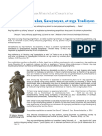 Pdfslide - Tips - Pasko Pinagmulan Kasaysayan at Mga Tradisyon Ang Alituntunin Na Mga Gladiatoryal