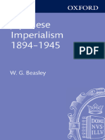Japanese Imperialism 1894-1945 - W.G. Beasley