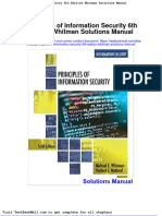 Principles of Information Security 6th Edition Whitman Solutions Manual