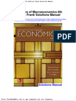 Principles of Macroeconomics 6th Edition Frank Solutions Manual