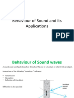 PP Sound Wave Behaviour and Applications