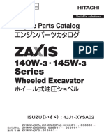 ZX140W-3 Isuzu 4JJ1 Engine Parts Catalog