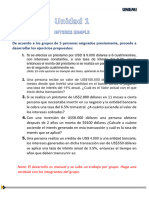 De Acuerdo A Los Grupos de 5 Personas Asignados Previamente, Proceda A Desarrollar Los Ejercicios Propuestos