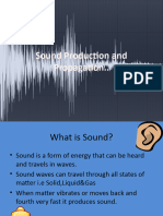 Sound Production and Propagation