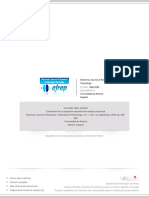 Evaluacion de Un Programa Educativo de Manejo Conductual