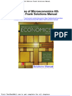 Principles of Microeconomics 6th Edition Frank Solutions Manual