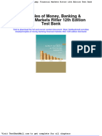 Principles of Money Banking Financial Markets Ritter 12th Edition Test Bank