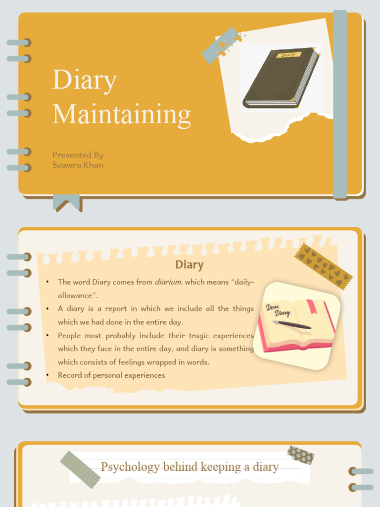 Diary Maintaining | PDF | Thought | Feeling