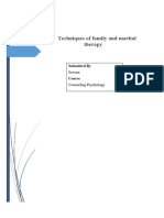 Techniques of Family and Marital Family