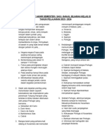 Soal Sas Sejarah Kelas Xi Ganjil TP 2023-2024