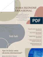 Ekonomi-Kerja Sama Ekonomi Internasional