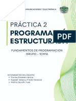 Practica 2. Programación Estructurada