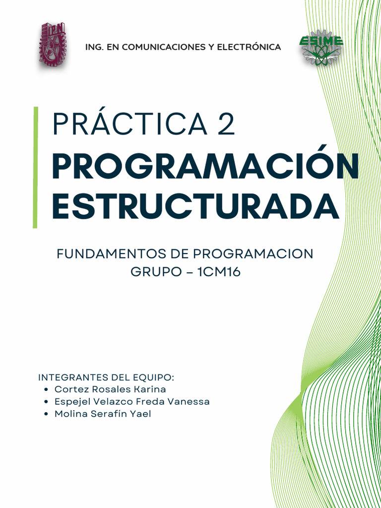 Practica 2. Programación Estructurada | PDF | Celsius | Algoritmos