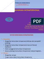 3 ~ SISTEM KOMUNIKASI INTRAPERSONA