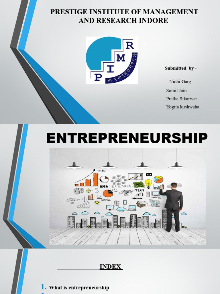 Enterpreneurship Presentation Final | PDF | Entrepreneurship | Innovation