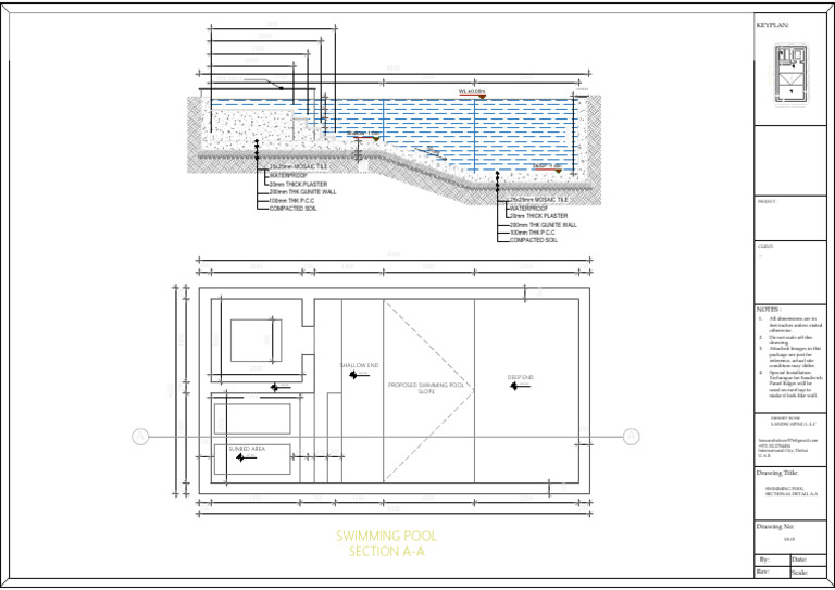 Proposed Swimming Pool Plans PDF | PDF | Structural Engineering | Building