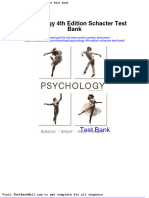 Psychology 4th Edition Schacter Test Bank