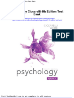 Psychology Ciccarelli 4th Edition Test Bank