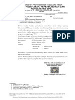 Pemberitahuan Peserta Daring RS Pemerintah - Swasta Dan Pusk Se Prov NTT