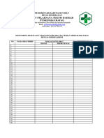 Formulir Monitoring Kesesuaian Obat Dengan Formularium