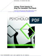 Psychology From Inquiry To Understanding 2e Canadian Test Bank