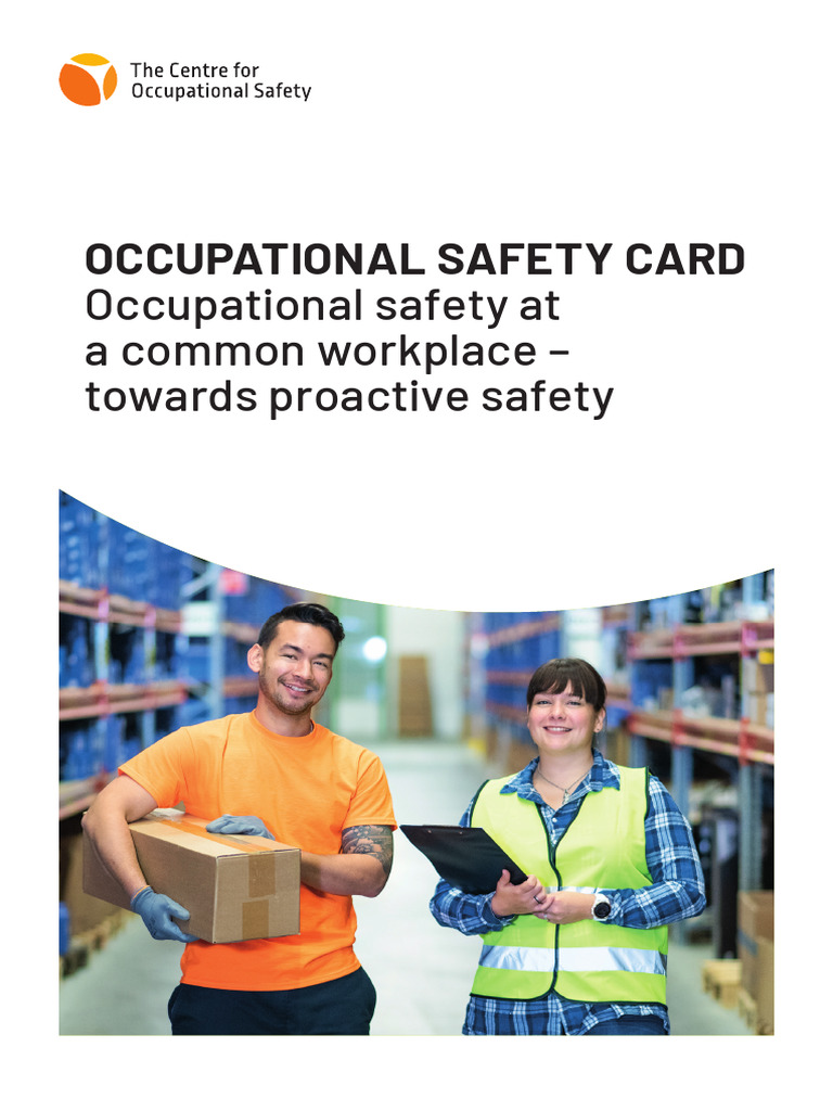 Occupational Safety Card PDF Occupational Safety And Health Risk
