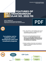 1 Salient Provision of DILG MC No. 2022-115