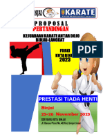 Proposal Kejuaraan Karate Binjai-Langkat 2023