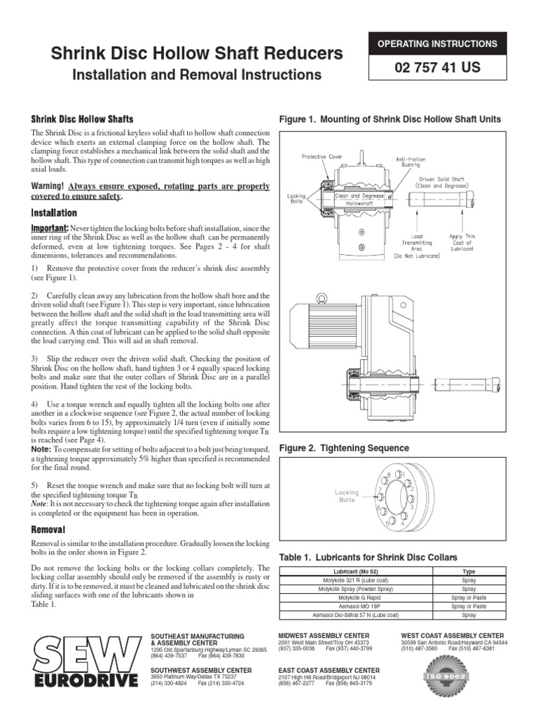 Shrink Disc PDF Equipment Tools