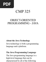 CMP 325 Javatech Note