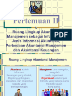 Ruang Lingkup Akuntansi Manajemen