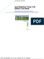 Elementary Statistics Triola 11th Edition Test Bank