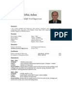 Mirhiç Aslan: Senior QA/QC Civil Supervisor