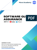 Software Quality Assurance: More Academy