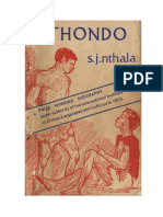 NTHALA, SJ - 1933 - Nthondo