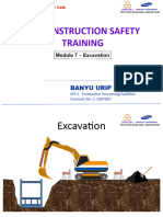 Excavation Training Module