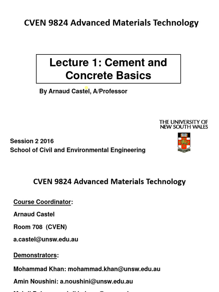 Cement Types and Manufacturing Overview | PDF | Concrete | Cement