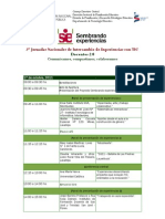 Jornadas 17-18-19 Oct - Cronograma