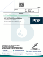 Inmunología Prueba Inmunológica de Embarazo: Estudio Resultado Valores de Referencia