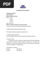 Download imunologia_relatorio_vdrl_floculao by Itamar Luiz Gonalves SN68793329 doc pdf